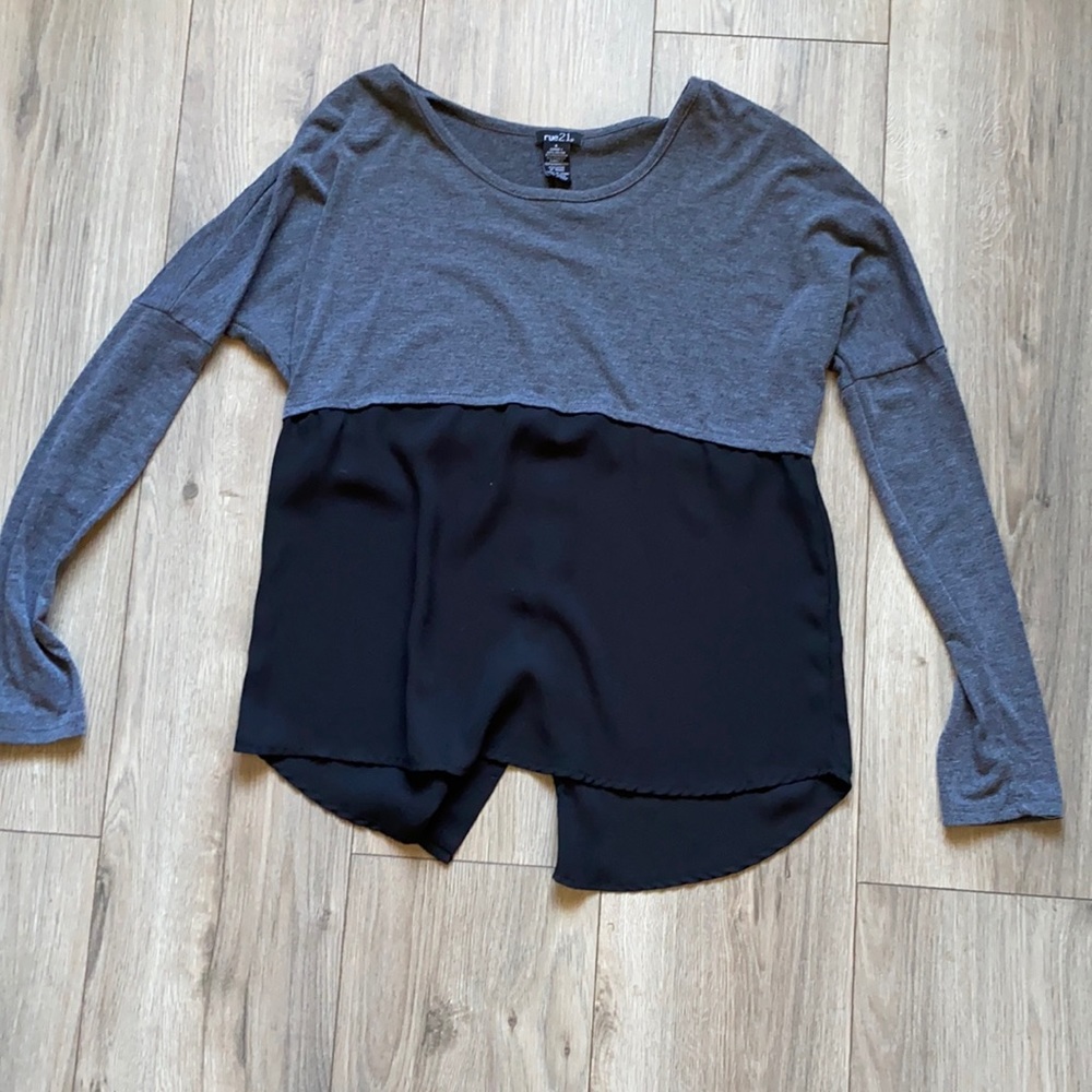 Color block long sleeve